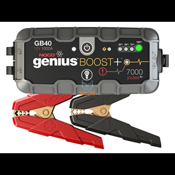 Käivitusabi-booster NOCO Genius Booster GB40 12V 1000A liitium
