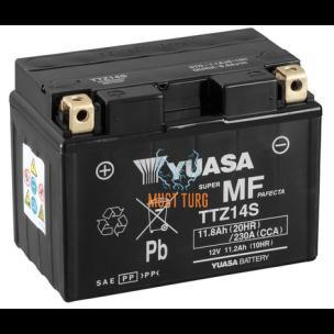 Motorcycle battery AGM 12V 11.8Ah 230A 150x84x110mm +/- TTZ14S Yuasa