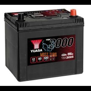 Battery 60Ah 500A 12V -/+ 232x173x225 SMF YBX3005 Yuasa