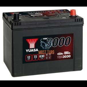 Battery 72Ah 630A 12V -/+ 260x175x225 SMF YBX3030 Yuasa