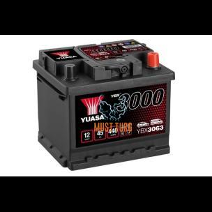 Battery 45Ah 440A 12V -/+ 207x175x175 SMF YBX3063 Yuasa