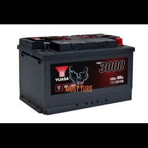 Battery 80Ah 760A 12V -/+ 317x175x175 SMF YBX3110 Yuasa