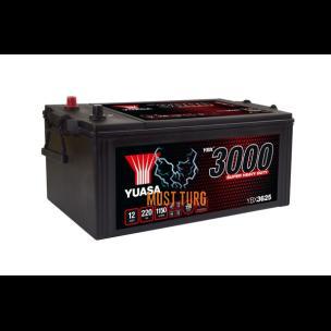 Veoauto aku 220Ah 1150A 516X274X236 otsal +/- Yuasa YBX3625