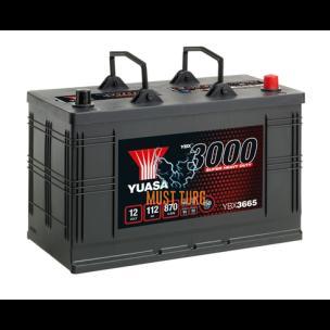 Truck battery 112Ah 870A SHD 12V 346X173X236 -/+ Yuasa YBX3665