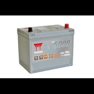 Battery 75Ah 650A 12V -/+ 269x174x223 Silver High Performance SMF YBX5068 Yuasa