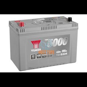 Battery 100Ah 830A 12V +/- 303x175x225 Silver High Performance SMF YBX5334 Yuasa