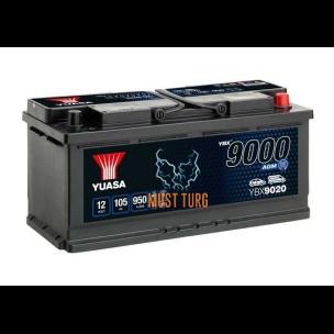 Battery AGM 105Ah 950A 12V -/+ 393x175x190 Start Stop Plus YBX9020 Yuasa