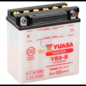 Motorcycle battery 12V 9Ah 115A 137x77x141mm +/- YB9-B Yuasa