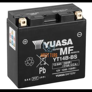 Motorcycle battery AGM 12V 12Ah 210A 150x70x145mm +/- YT14B-BS Yuasa