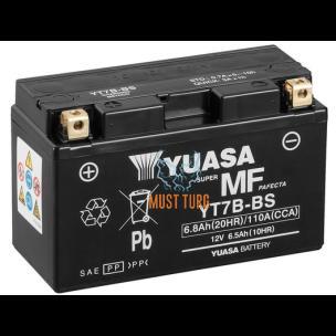 Motorcycle battery AGM 12V 6.5Ah 110A 150x65x93mm +/- YT7B-BS Yuasa