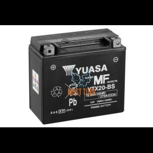 Mootorratta aku AGM 12V 18Ah 270A 175x87x155mm +/- YTX20-BS Yuasa