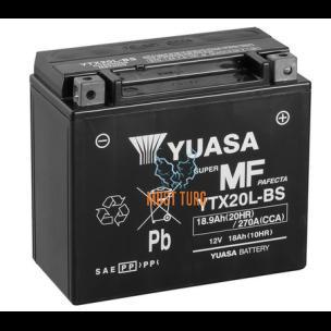 Motorcycle battery AGM 12V 18Ah 270A 175x87x155mm -/+ YTX20L-BS Yuasa