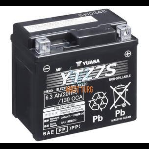 Motorcycle battery AGM 12V 6Ah 130A 113x70x105mm -/+ YTZ7S Yuasa