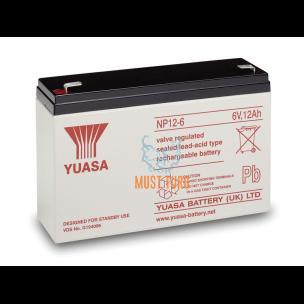 Small appliance battery 12Ah 6V 151x50x98mm NP12-6 Yuasa