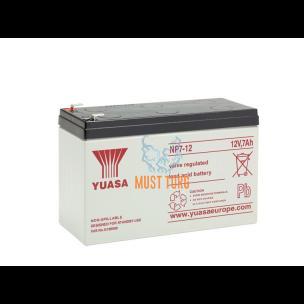 Väikeseadme aku 7Ah 12V 151x65x98mm NP7-12 Yuasa