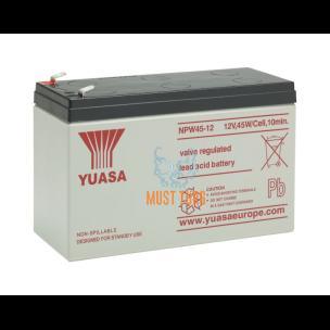 Väikeseadme aku 8.5Ah 45W 12V 151x65x98mm NPW45-12 Yuasa